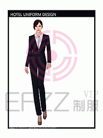 女時尚秋冬職業裝設計圖644