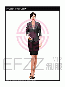 女時(shí)尚秋冬職業(yè)裝設(shè)計(jì)圖658