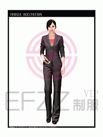 女時尚秋冬職業裝設計圖665