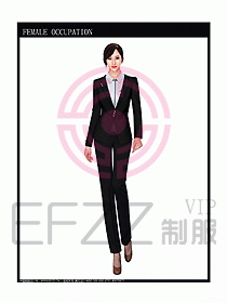 女時尚秋冬職業裝設計圖673