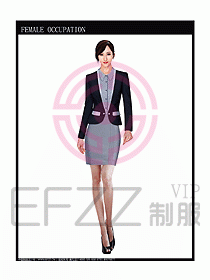 女時尚秋冬職業裝設計圖677