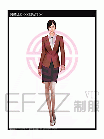 女時尚秋冬職業(yè)裝設計圖679