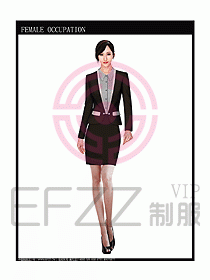 女時(shí)尚秋冬職業(yè)裝設(shè)計(jì)圖683