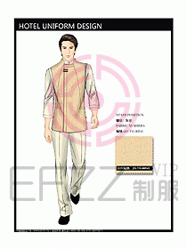 酒店客房服務(wù)員制服設(shè)計(jì)322