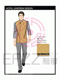 酒店客房服務員制服設計323