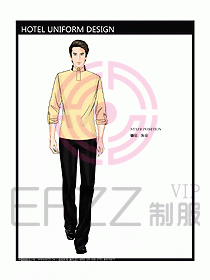 酒店客房服務員制服設計341