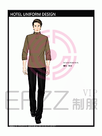 酒店客房服務員制服設計344