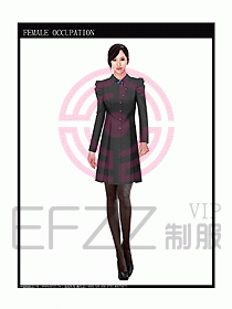 女職業(yè)裝大衣設(shè)計(jì)圖058