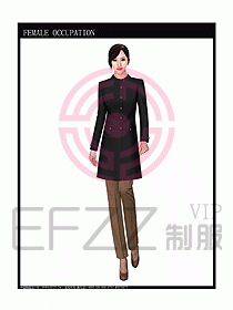 女職業裝大衣設計圖064
