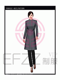 女職業裝大衣設計圖065