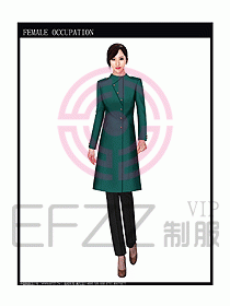 女職業裝大衣設計圖066