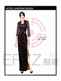 西餐咨客制服設(shè)計(jì)圖309