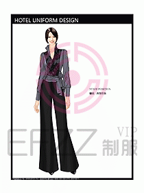 西餐咨客制服設計圖315