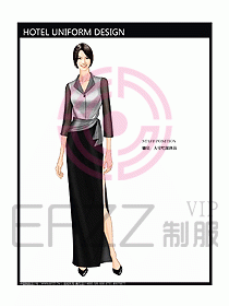 西餐咨客制服設計圖313