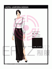 西餐咨客制服設計圖319