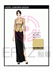 西餐咨客制服設(shè)計圖318