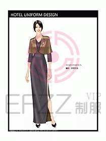 西餐咨客制服設計圖327