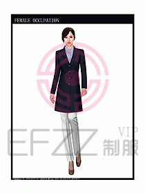 女職業裝大衣設計圖069