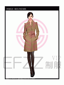 女職業裝大衣設計圖072