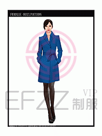 女職業裝大衣設計圖084