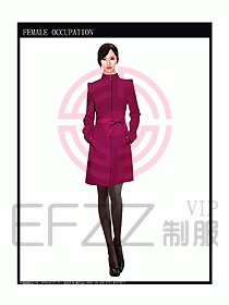 女職業裝大衣設計圖088