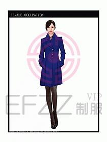 女職業裝大衣設計圖087