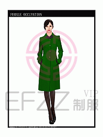 女職業裝大衣設計圖096