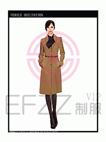 女職業裝大衣設計圖103