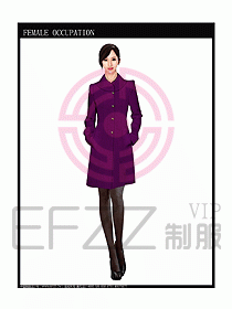 女職業裝大衣設計圖100