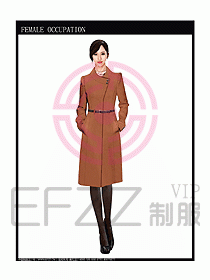 女職業裝OL大衣設計圖105