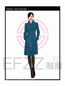 女職業裝OL大衣設計圖110