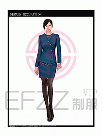 商城營業(yè)員服裝設(shè)計圖961