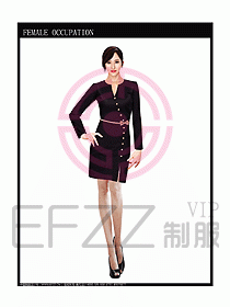 商城營業員服裝設計圖965