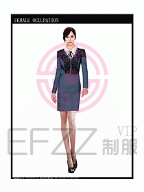 商城營業員服裝設計圖969