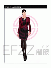 商城營(yíng)業(yè)員服裝設(shè)計(jì)圖978