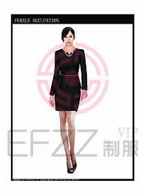 商城營業員服裝設計圖977