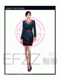 商城營業(yè)員服裝設(shè)計(jì)圖979
