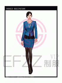 商城營業(yè)員服裝設(shè)計圖982