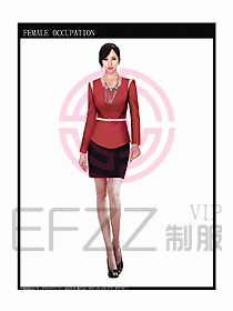 商城營業(yè)員服裝設(shè)計圖981