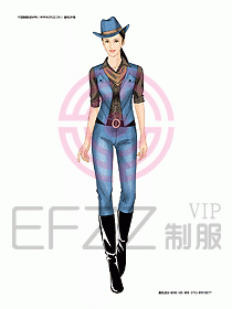 KTV男女服務(wù)員制服設(shè)計(jì)圖285