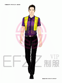 KTV男女服務(wù)員制服設(shè)計圖298