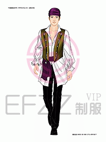 KTV男女服務員制服設計圖324