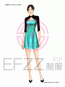 KTV男女服務員制服設計圖329