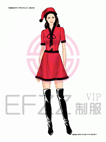 KTV男女服務(wù)員制服設(shè)計(jì)圖341