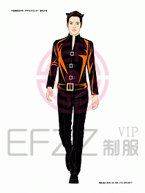 KTV男女服務員制服設計圖340