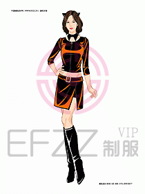 KTV男女服務(wù)員制服設(shè)計(jì)圖339