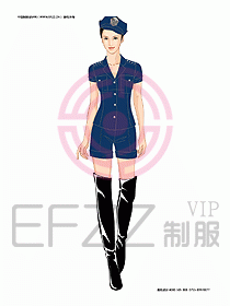 KTV男女服務員制服設計圖345