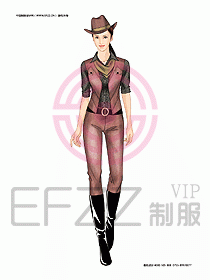 KTV男女服務員制服設計圖347