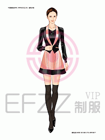 KTV男女服務員制服設計圖363