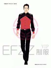 KTV男女服務(wù)員制服設(shè)計(jì)圖380